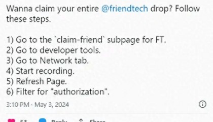 friend.tech的发币过程有多乱？