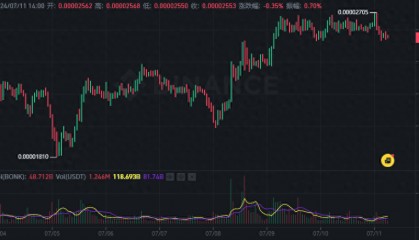 BONK、MINA 和 MATIC 币的主要价格走势