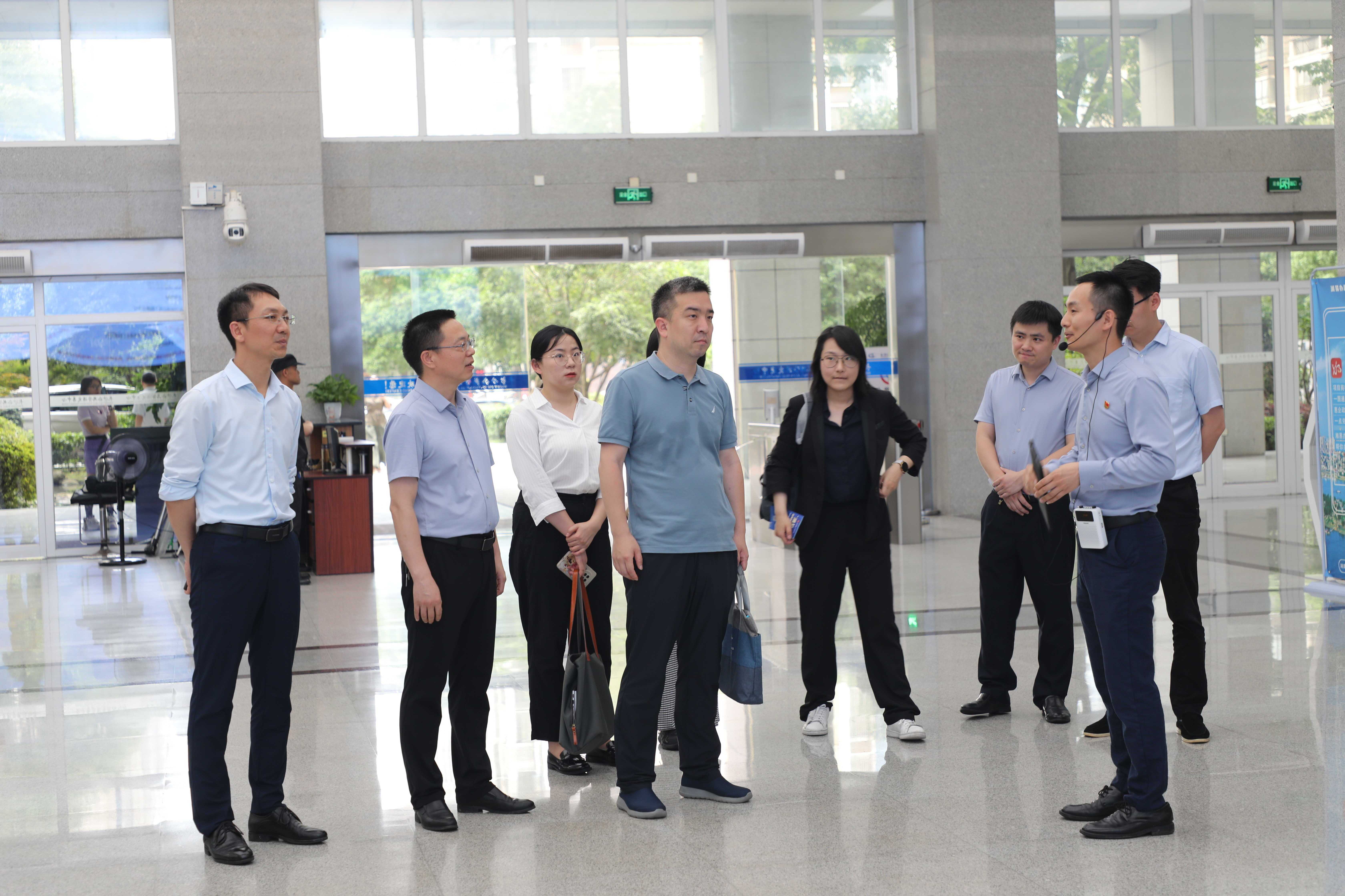 国家营商环境发展促进中心一行调研长沙公共资源交易平台