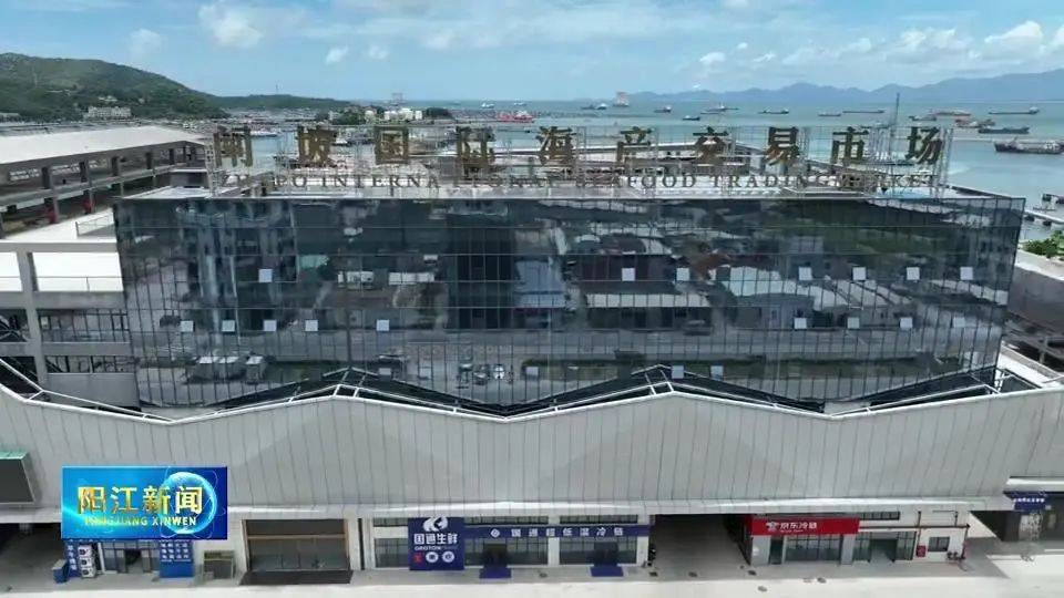 蓝色崛起阳江行｜闸坡国际海产交易市场：努力打造权威的渔业行业交易平台