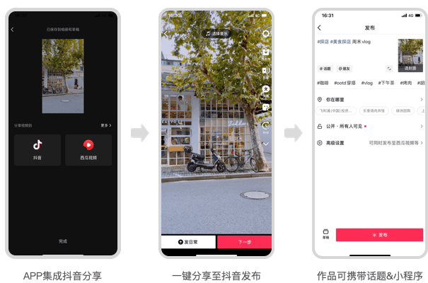 抖音开放平台投稿能力upup，蛋仔派对录屏直接分享到抖音！