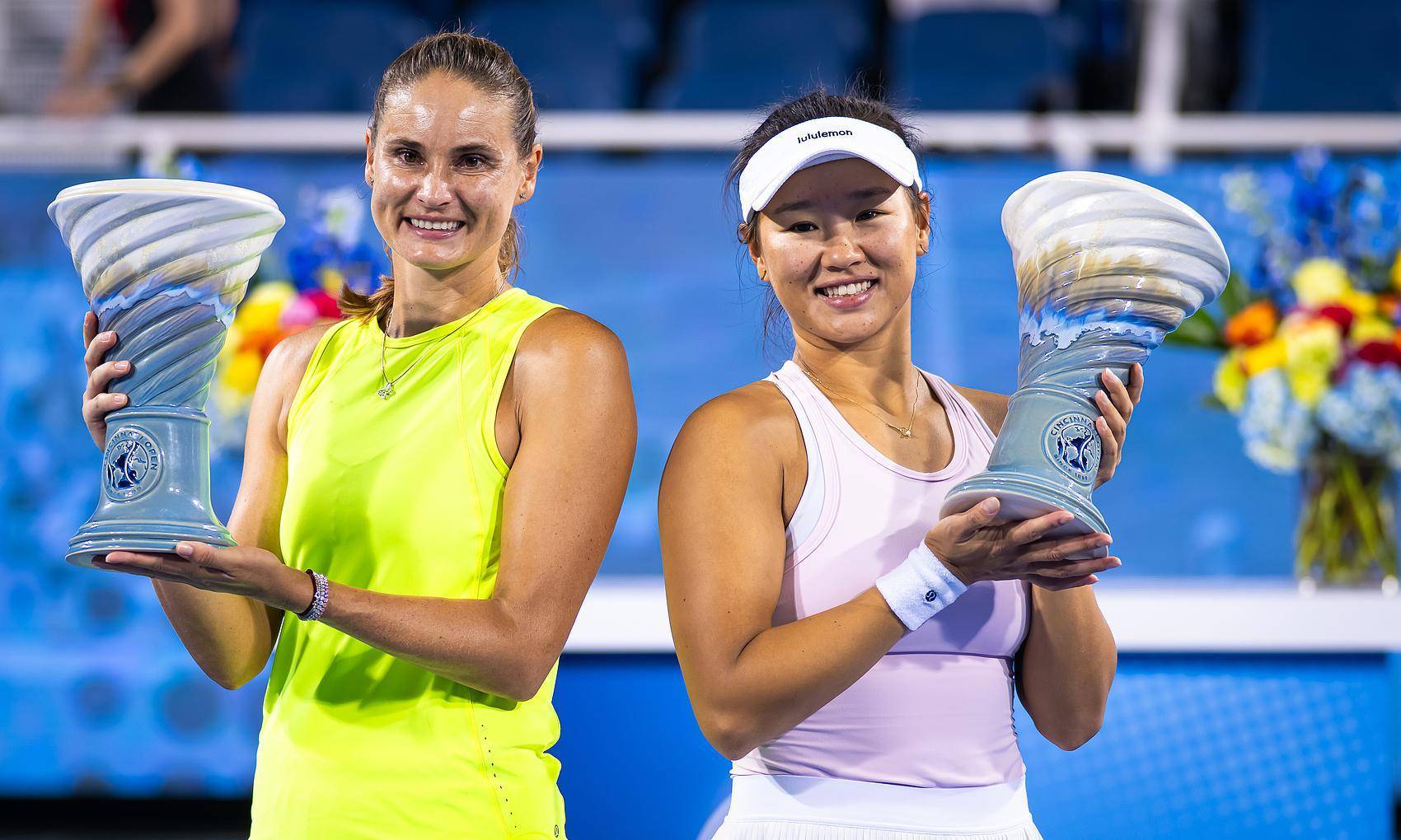 郭涵煜夺得首个WTA1000赛女双亚军，刷新个人最佳战绩